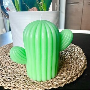 3/$30 Ashland Vegas Cowgirl Green Cactus Candle Unscented